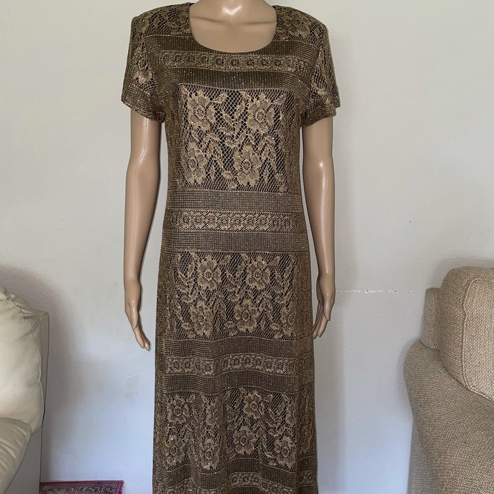 Vintage Jessica Howard petite lace dress Sz. 12